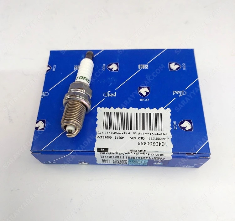 شمع موتورXU7/TU3 پژو 405 پایه کوتاه تورچ بنزینی و گازسوز ایساکو کد 1040300499