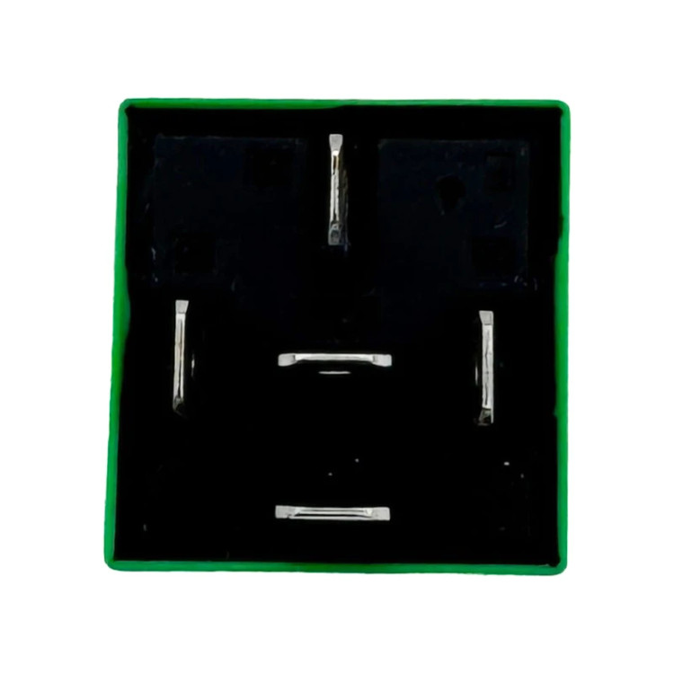 رله فن پژو 206 و 207 (40/35 آمپر) 5 پایه سبز شرکتی ایساکو کد 0750400998