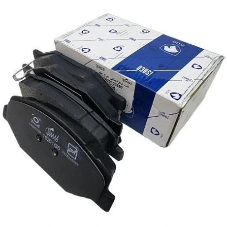 لنت ترمزدیسکی چرخ جلو(دست 4 عددی )-206-رانا(با PAD SPRING)  ایساکو کد 1620104497