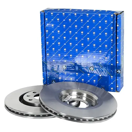 دیسک ترمز جلو سمند موتور ملی (EF7) 283*22 دست 2 عددی شرکتی ایساکو کد 0670204599