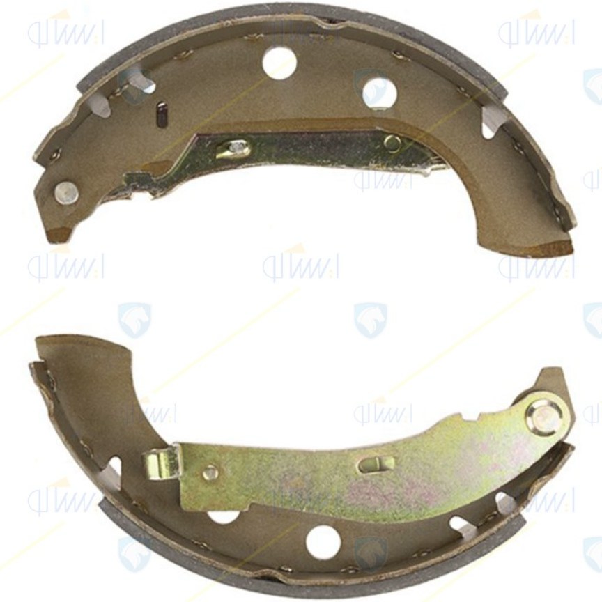 لنت و کفشک عقب هلالی چسبی 206